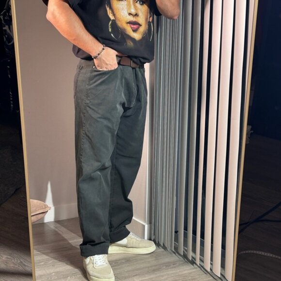 Ermenegildo Zegna Charcoal Straight Jeans US 36 - Picture 12 of 13